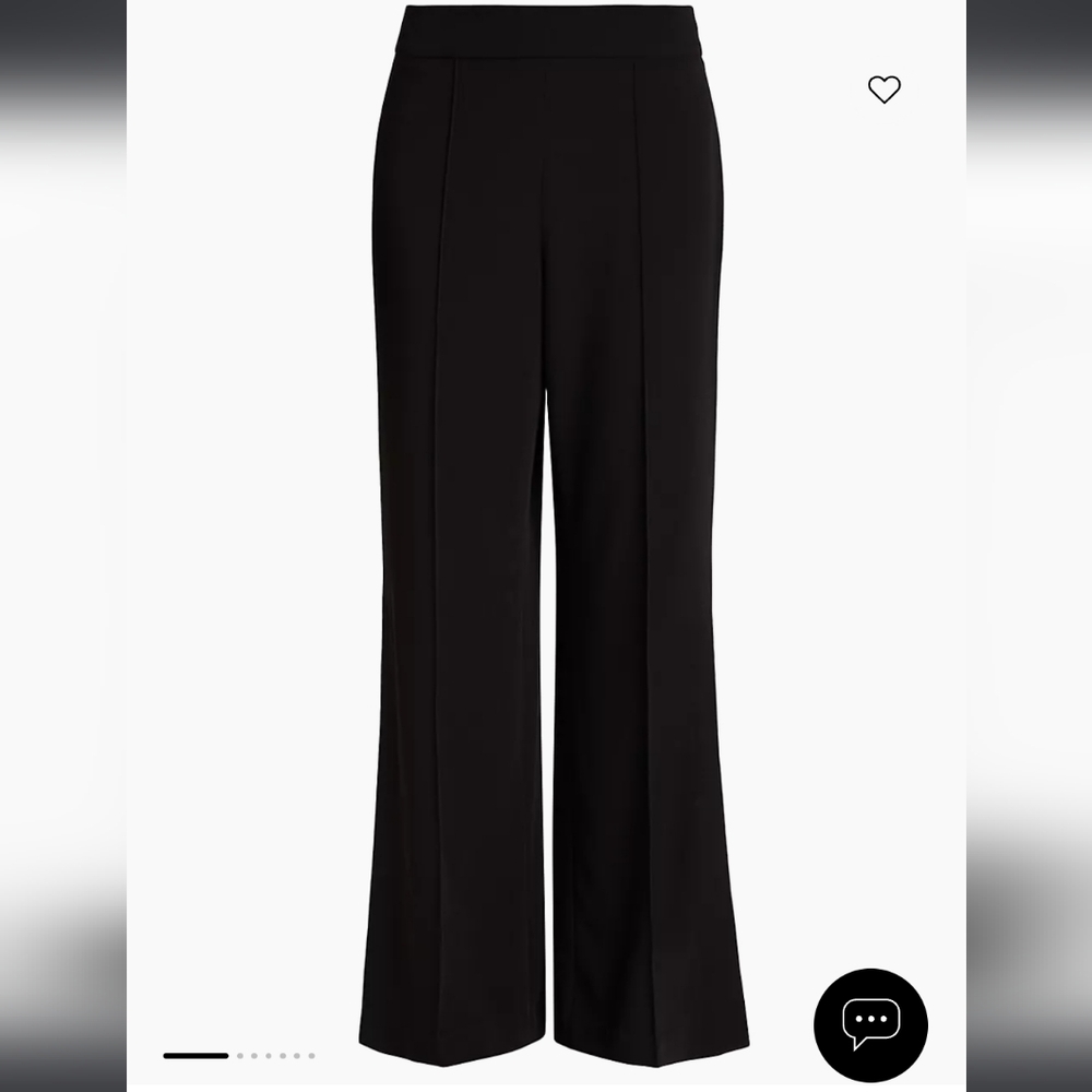 Nwt Elie Tahari size 6 black wide legs pants - Picture 1 of 14
